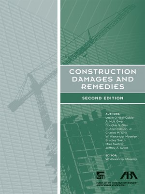 cover image of Construction Damages and Remedies
